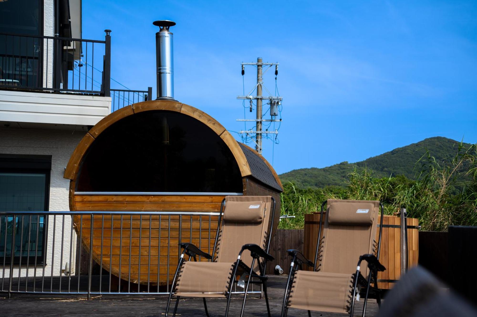 Sauna×Star×Sea　Highland Panorama Ocean View Šima Exteriér fotografie